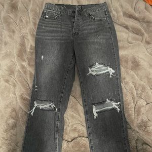 Slim Straight Washed Black BDG Jeans